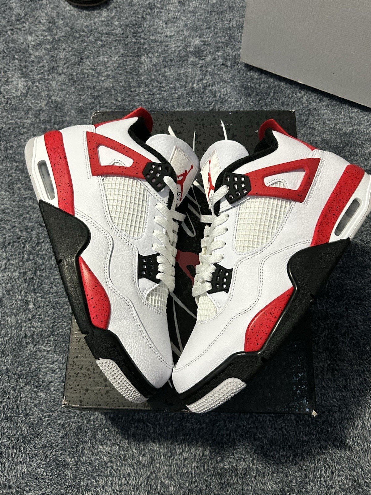 Jordan Air Jordan 4 Retro Red Cement 2023 White/Fire Red/Black DH6927-161
