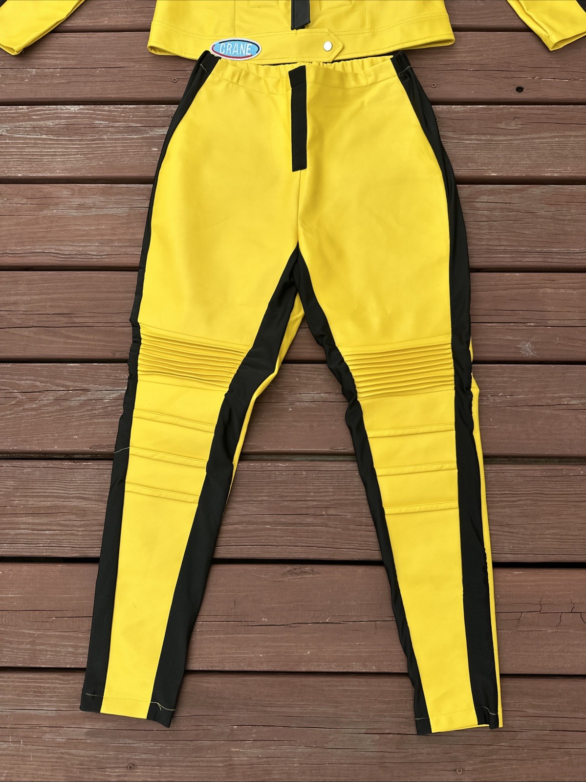 NWT Kill Bill Beatrix Kiddo Size 14 Motorcycle Suit Cosplay Bride New With Tags