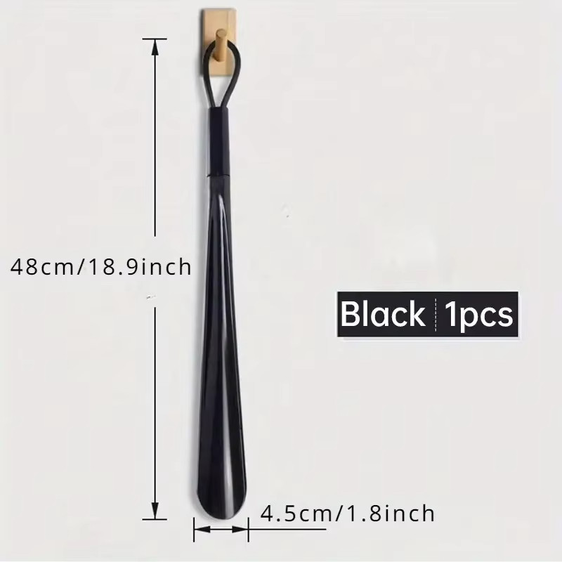 1 PC Extra Long flexible Plastic Shoe Horns Do Not Require Bending Durable Shoe*