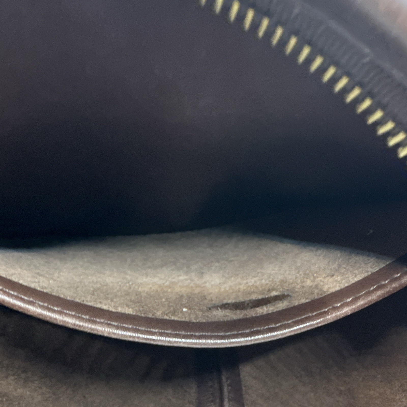 vintage Coach Ergo Zip Hobo Shoulder Bag crafted from mahogany brown leather.