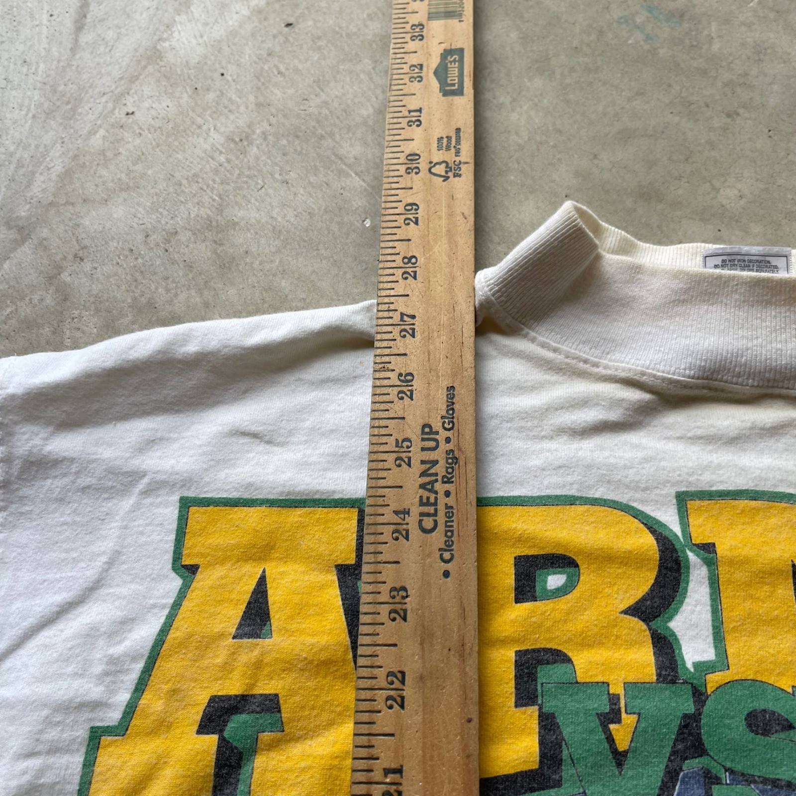 Vintage 1997 Army vs Navy Giants Stadium Fruit of the Loom Long Sleeve XL White