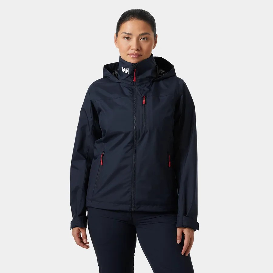 Helly Hansen Crew 2.0 Hooded Sailing Jacket – Women’s – Medium / Navy