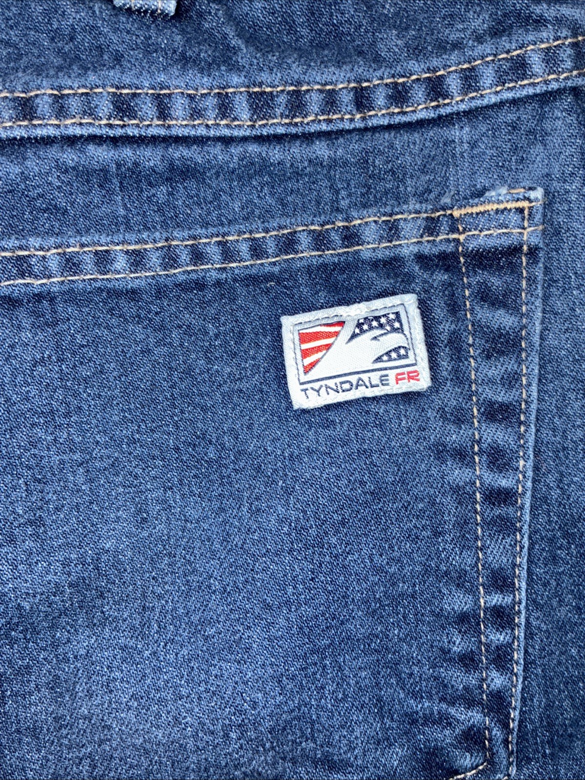 Tyndale FR Jeans Blue Flame Resistant Utility F290T FRMC CAT 2 USA Men’s 38×30