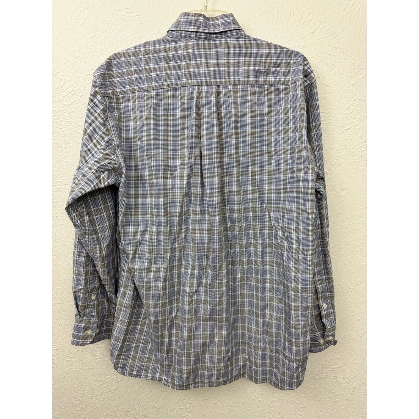 Daniel Cremieux Signature Collection Glen Plaid Button Down Shirt Men’s Medium