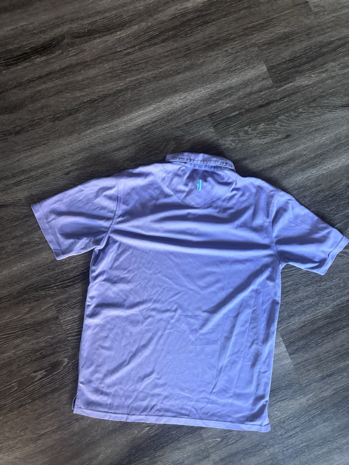 Colorado Rockies Purple Solid Polo Shirt Embroidered Logo 3-Button Sz: M