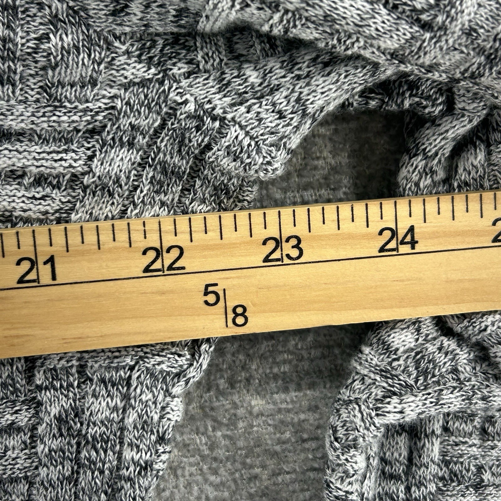 Tasso Elba Sweater Men Size Large Gray Winter Cotton Blend NEW