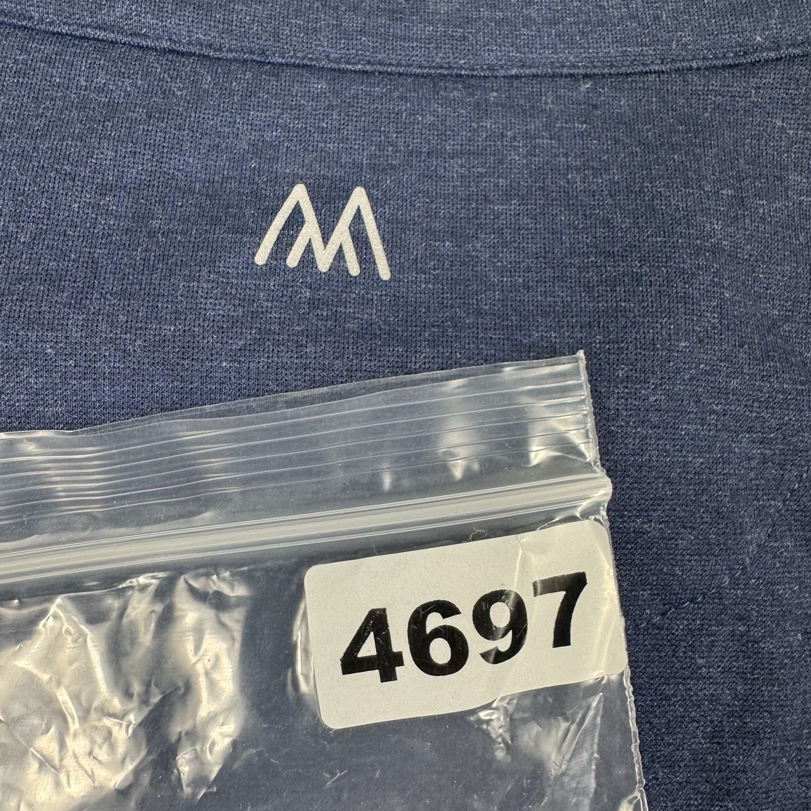 Mizzen + Main Blue Half Zip Performance Men’s Pullover Sweater Size 2XL
