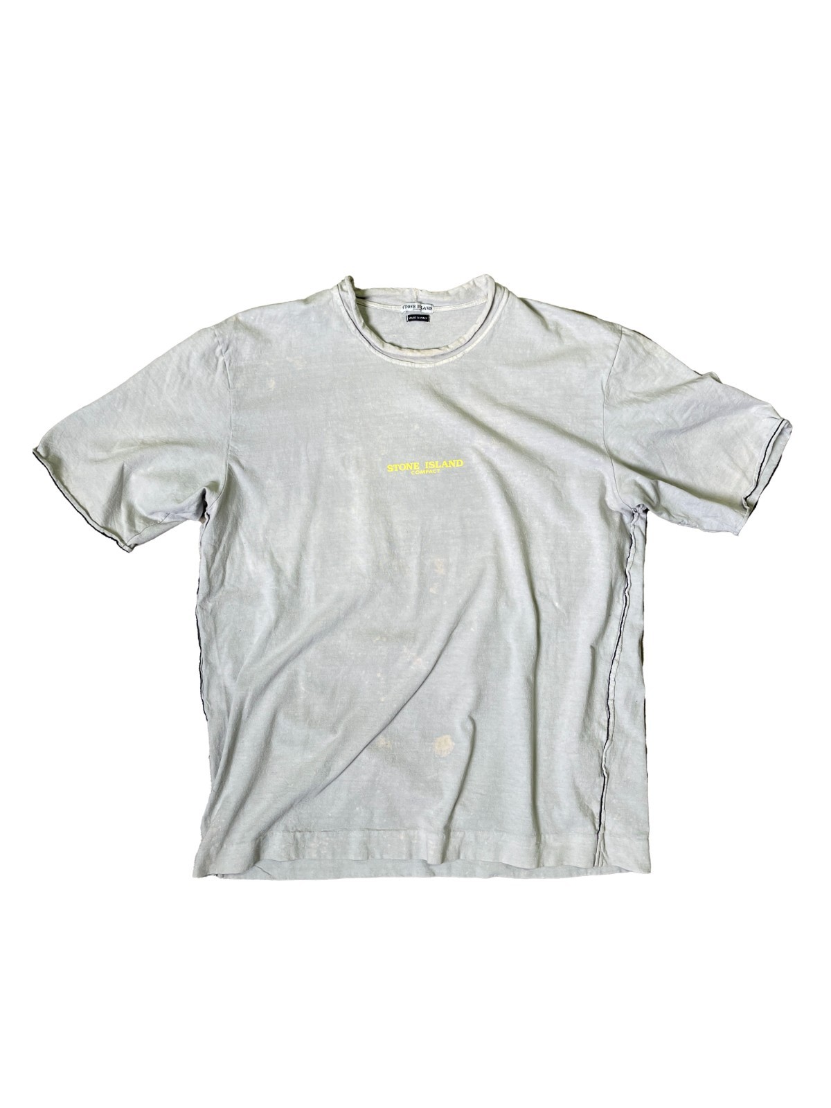 Stone Island Compact Tee Archive Heavyweight High Quality Logo Size M