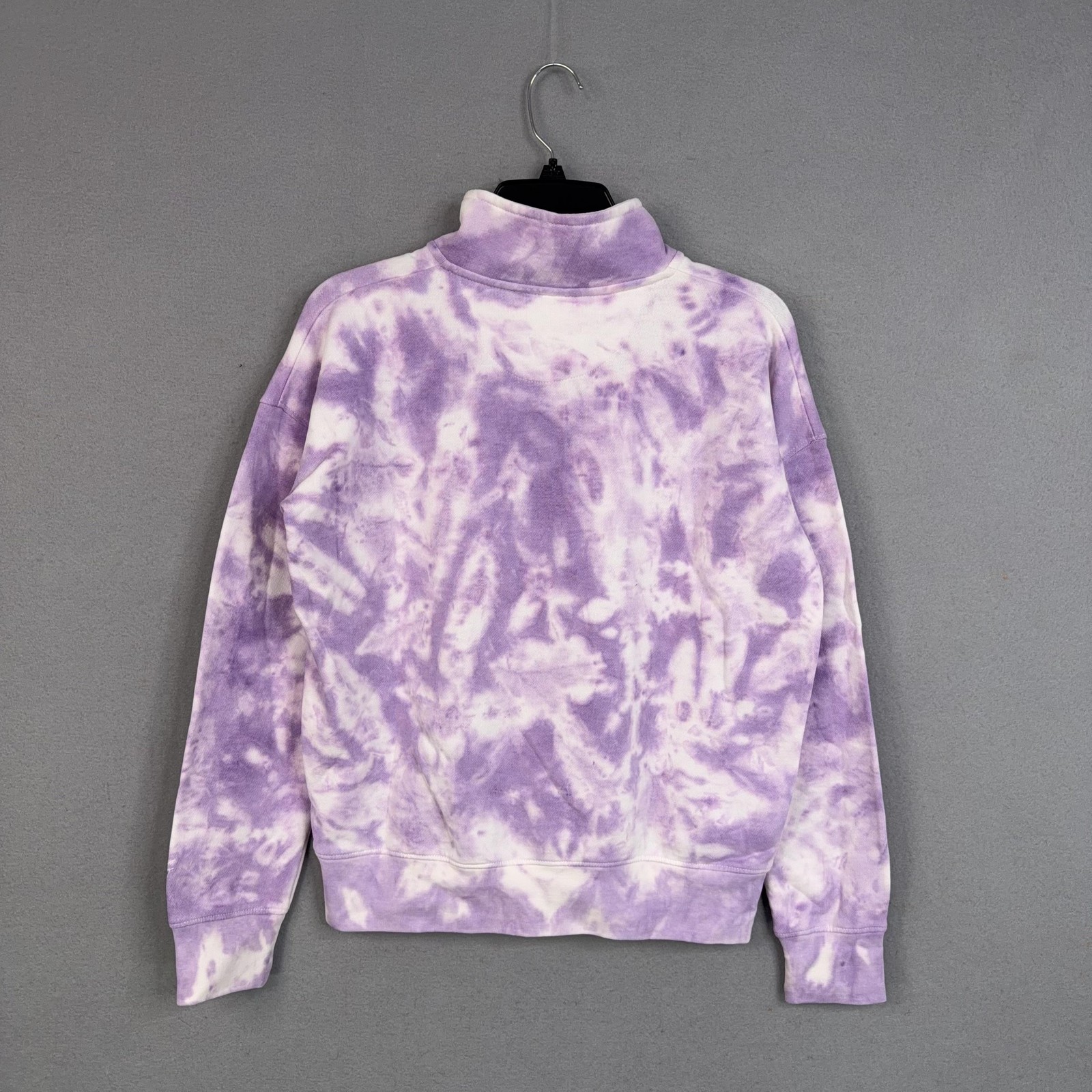 Laguna Beach Sweatshirt Womens Small Purple Tie Dye 1/4 Zip California Cali NWT