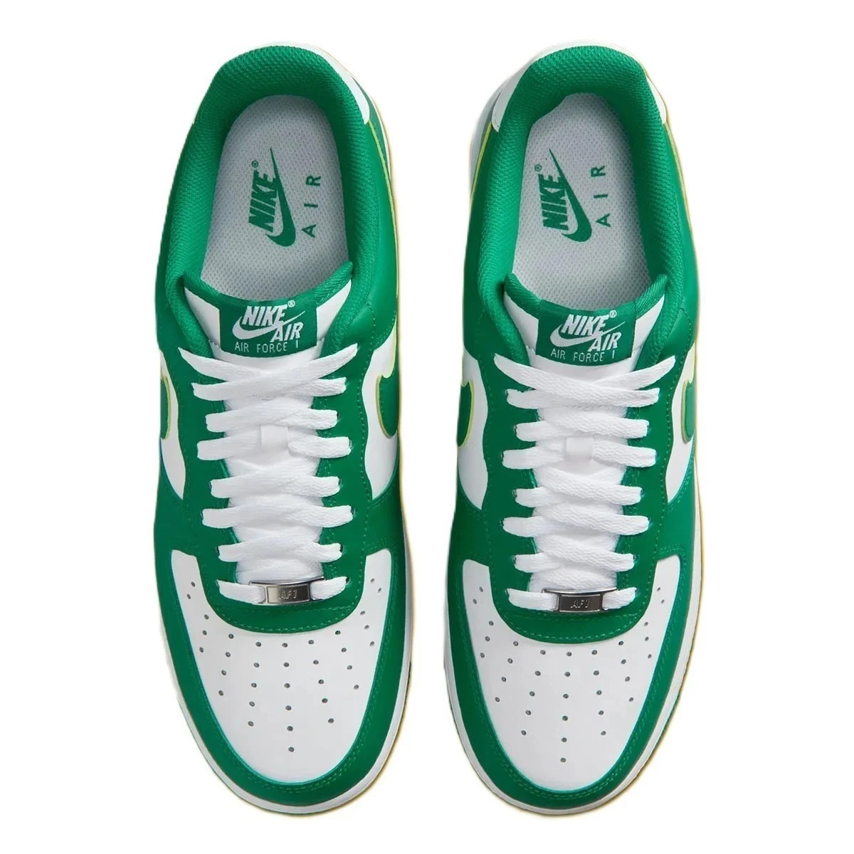 Nike Air Force 1 FJ4146-122 White Green Leather Sneakers For Men Women
