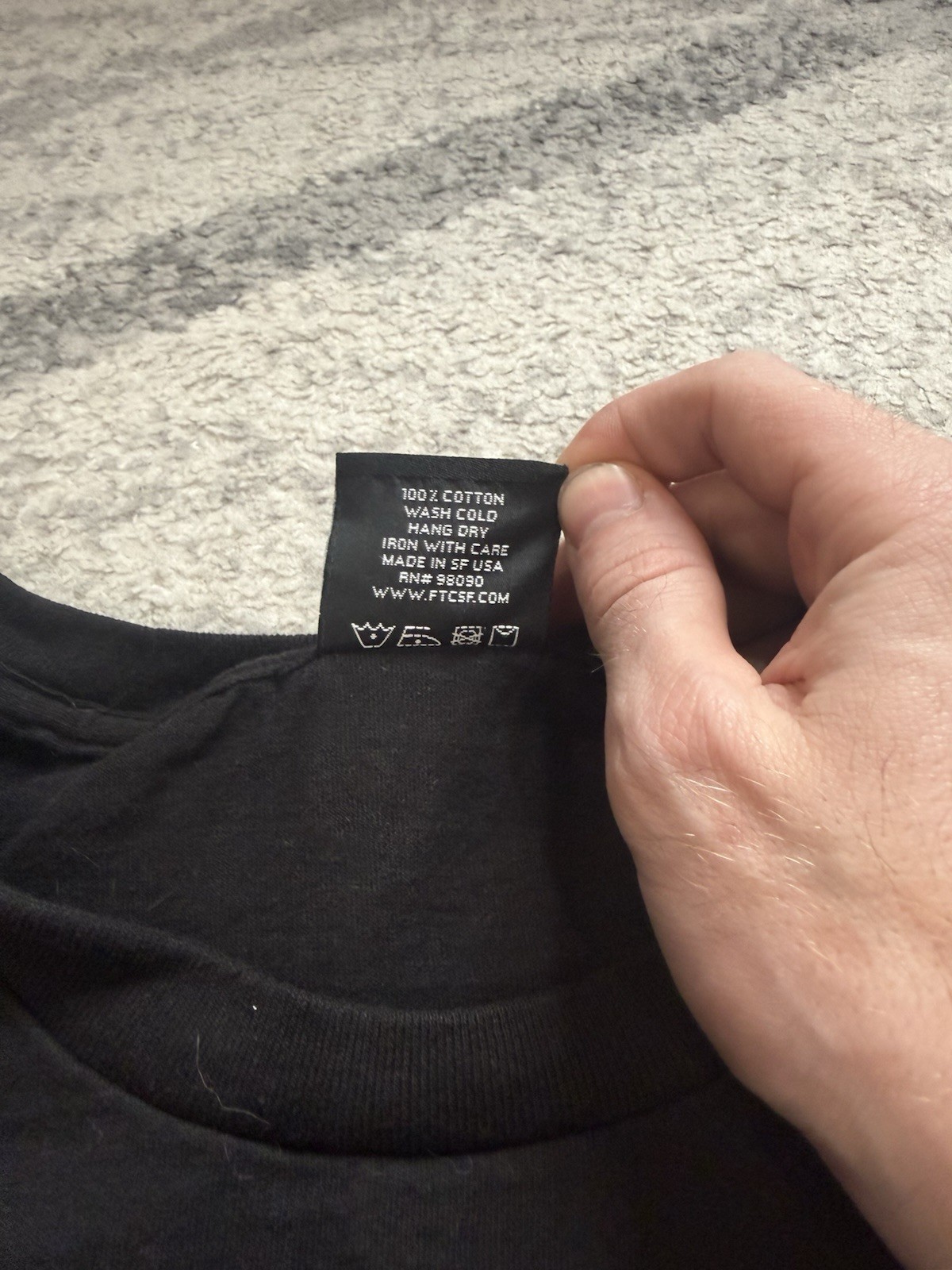 FTC Skateboard Shirt Size 2XL Black Multi For The City