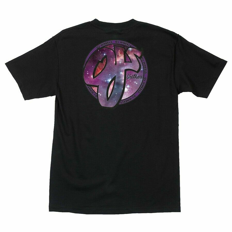 Santa Cruz OJ Wheels OJS FAR OUT Skateboard T Shirt BLACK