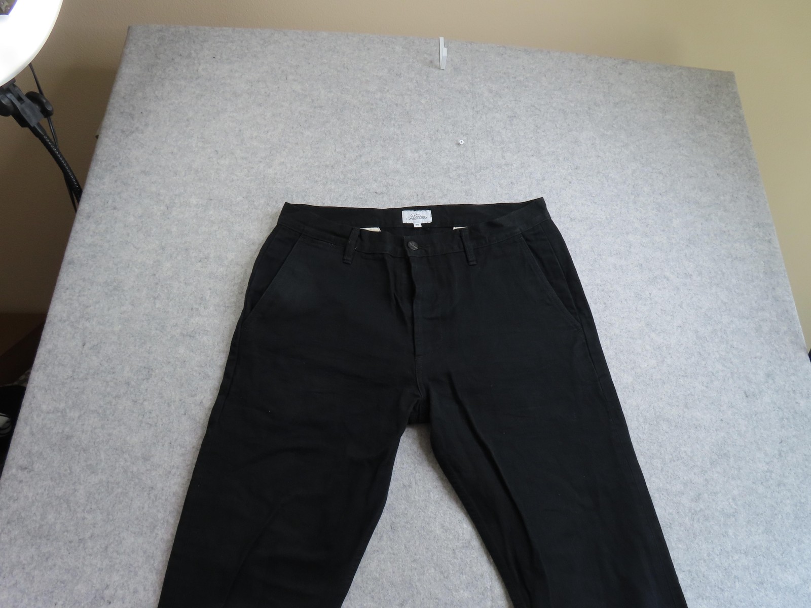 3Sixteen Jeans Mens 36×34 Black Selvege Straight Leg Regular Button Fly Denim