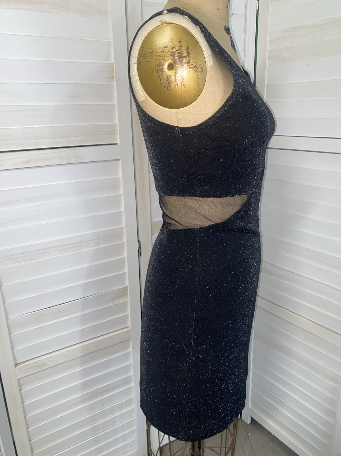 Vintage Jay Jacobs 80s 90s Formal Cocktail Prom Little Black Dress Small USA