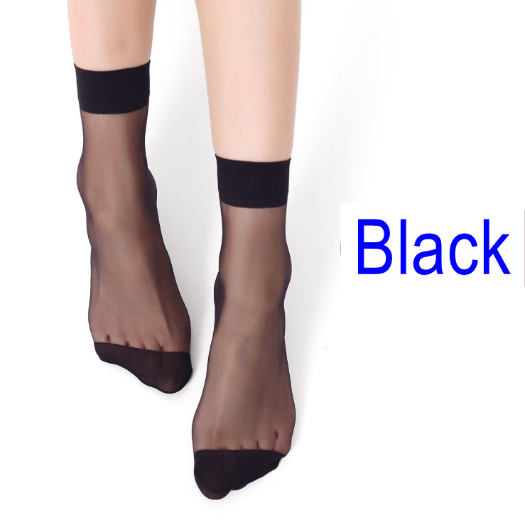 10 Pairs or 5+5 Pairs Women’s Thin Nylon Elastic Breathable Short Ankle Socks