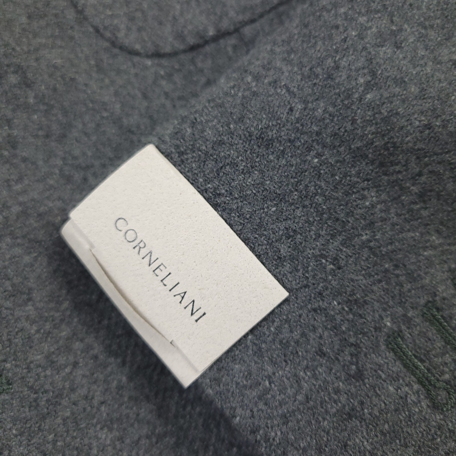 Corneliani Weekender Jacket Size (Italy 52R) US 42R Cashmere Slim Fit Gray Mens