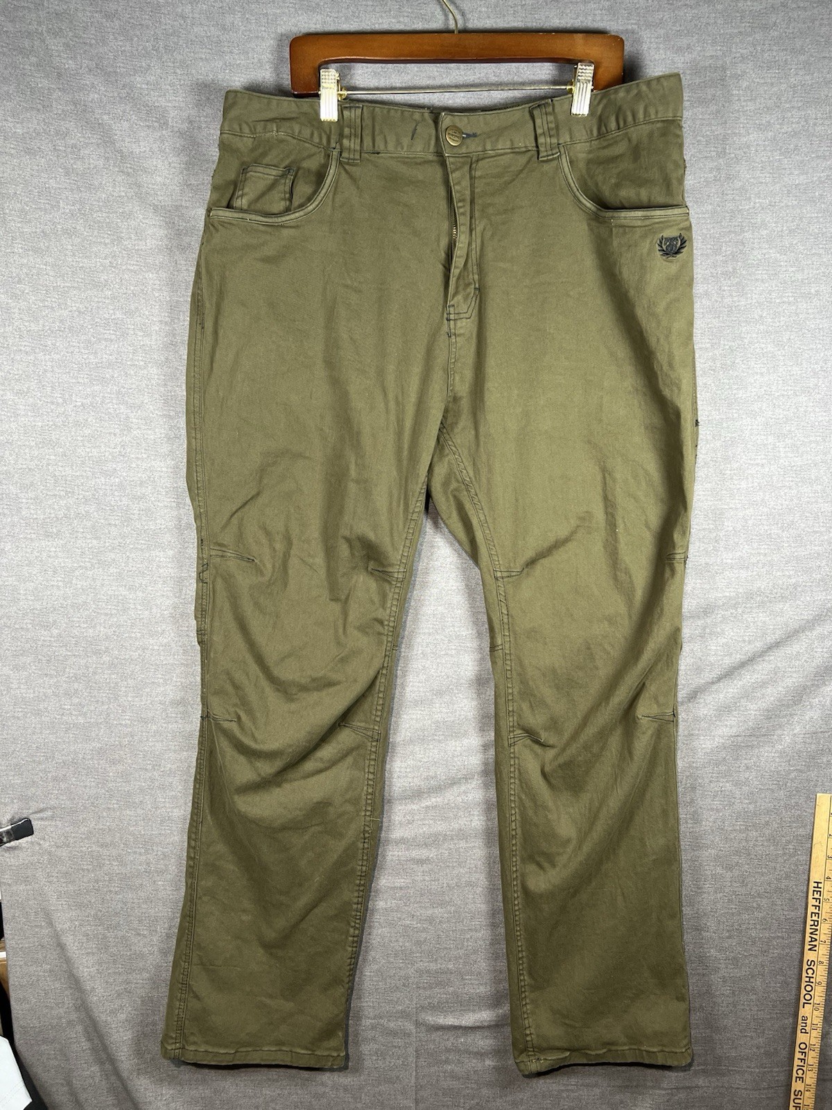 Carlos Ray TD Pants Mens 42×32 Green Tactical Stretch Utility Outdoor (38×31)