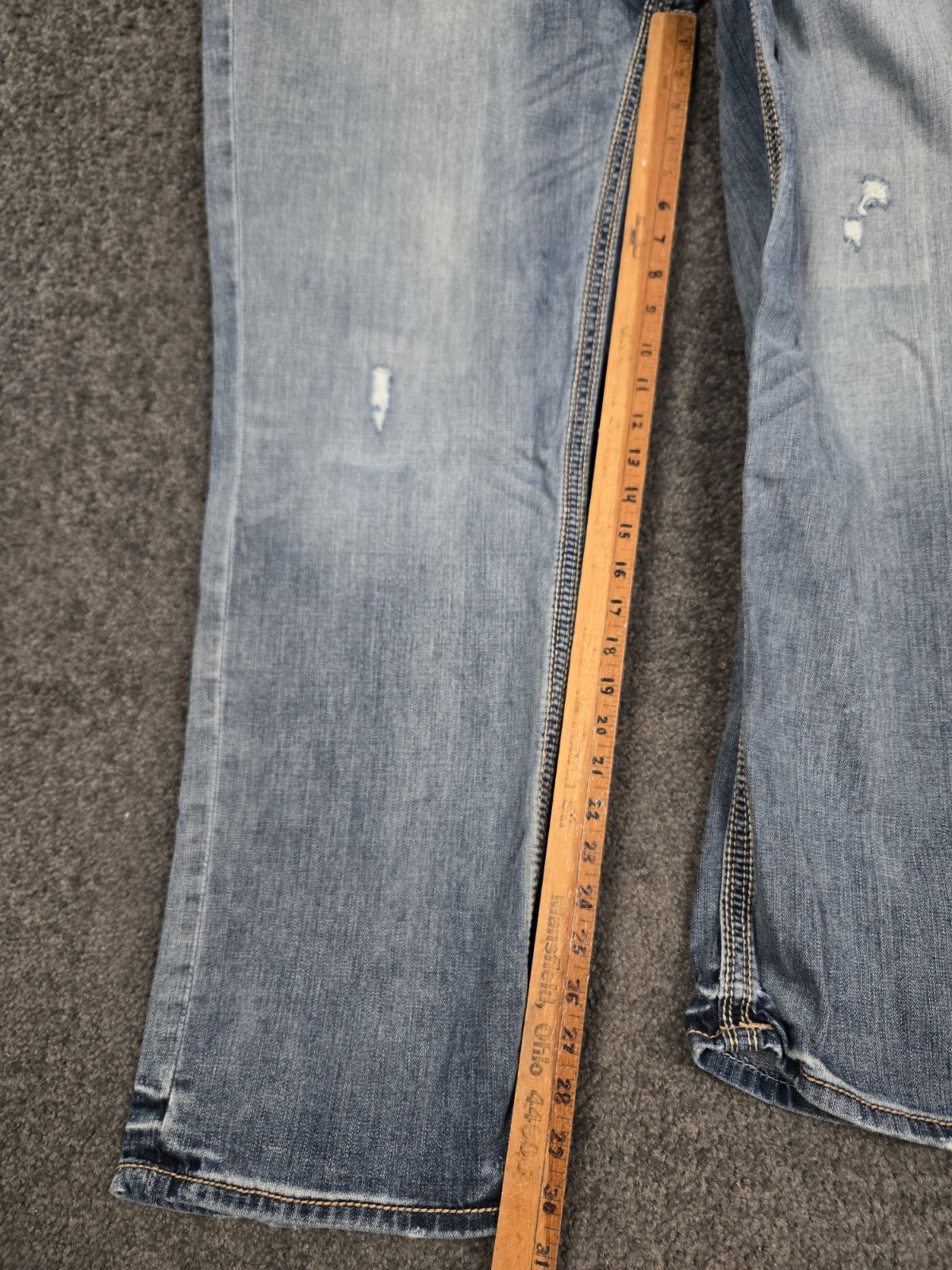 BKE Buckle Jeans Men’s 38 (Fits 39×31) Seth Fade Wash Stretch Denim Distressed