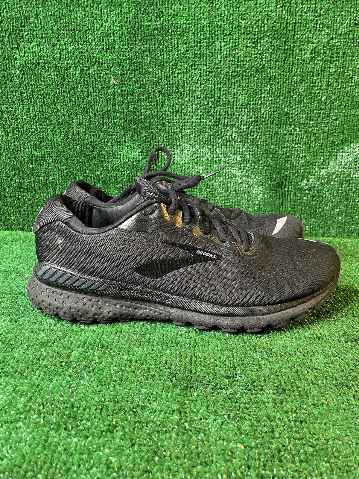 brooks adrenaline gts 20 mens 12 black running training outdoor indoor