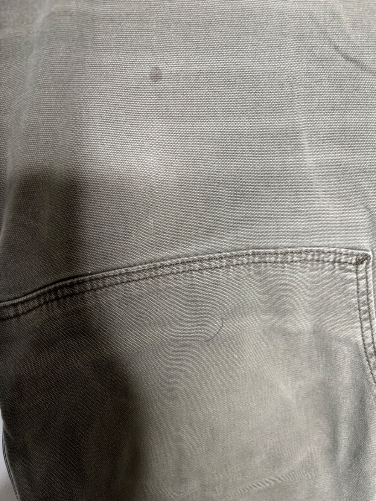 Carhartt Double Knee Work Pants 102802-217 Gray Relaxed Fit Flex Rugged 38 x 32