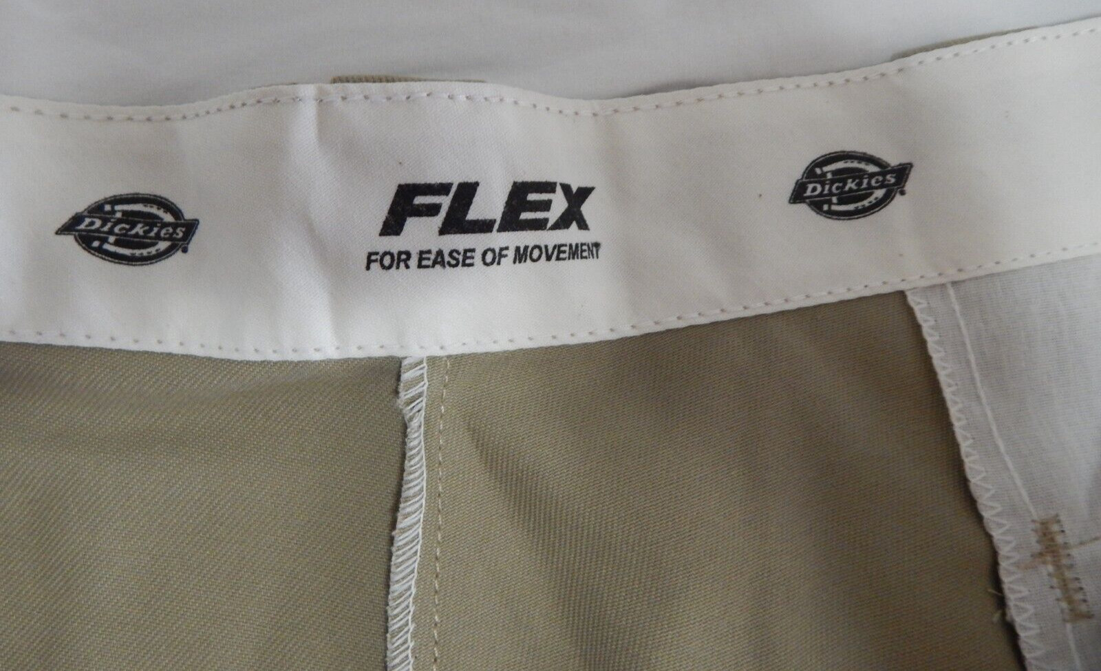 Dickies Men’s 874 khaki Work Pant Original Fit -FLEX- size 42×32 New With Tags
