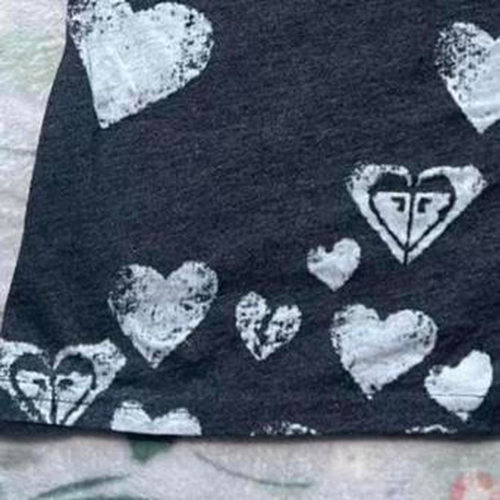Vintage Y2K Roxy Baby Tee S – McBling Surfer Heart Logo Mall Grunge 2000s Retro