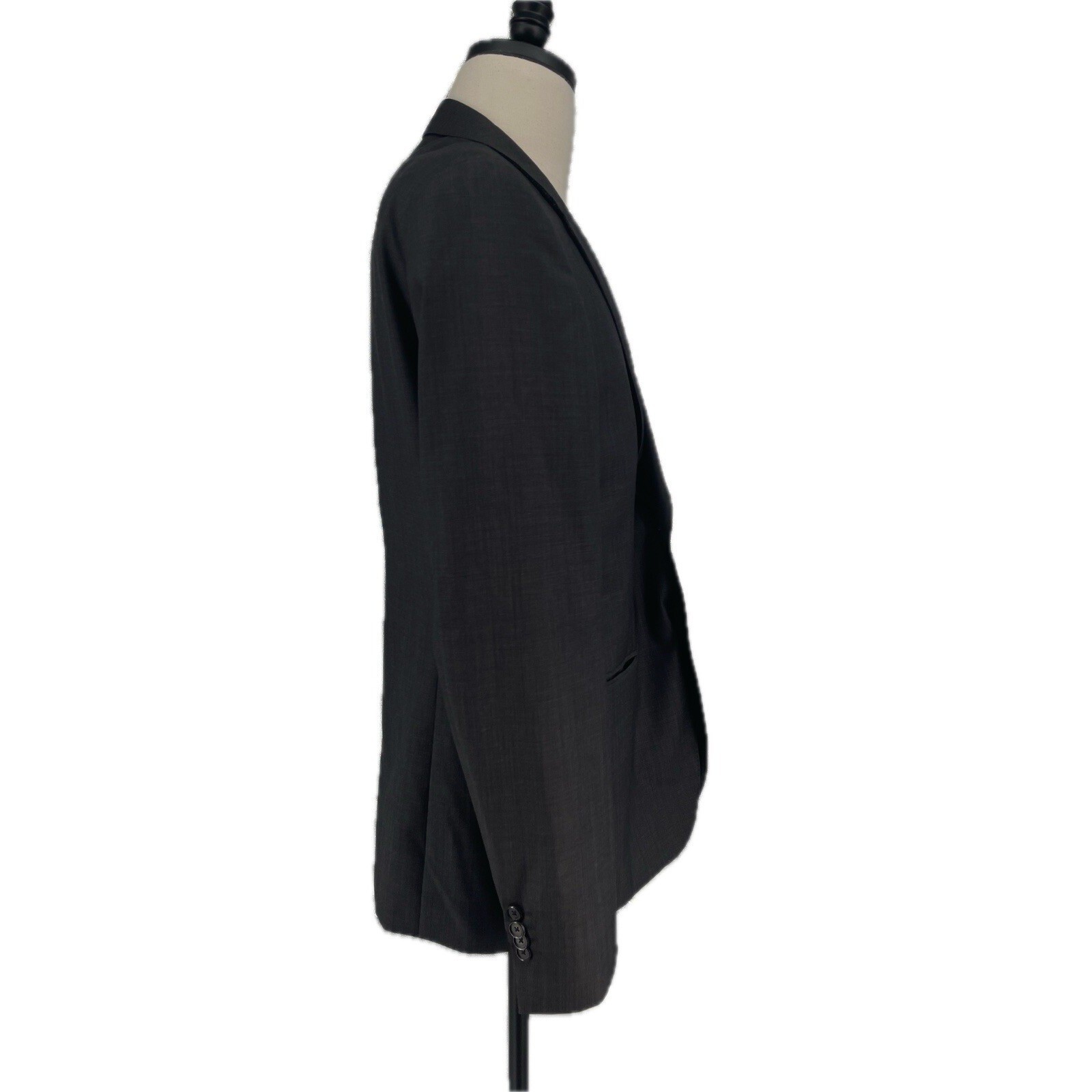 Hugo Boss 42R Jam75/Sharp3 Sport Coat Dark Gray 100% Wool Two Button Vented