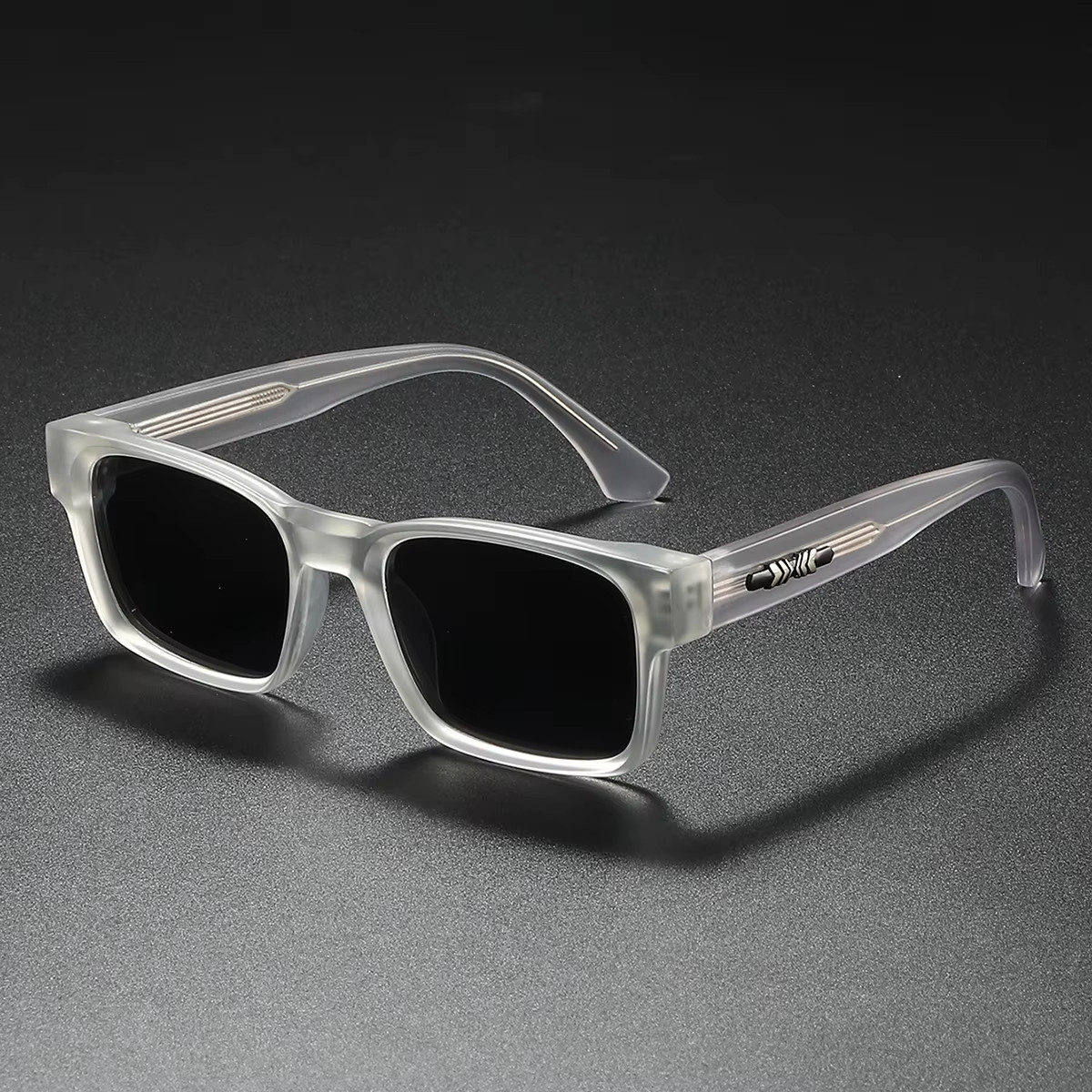 Quality Square Polarized Sunglasses Men Metal Core UV400 Unisex Sun Glasses Trav