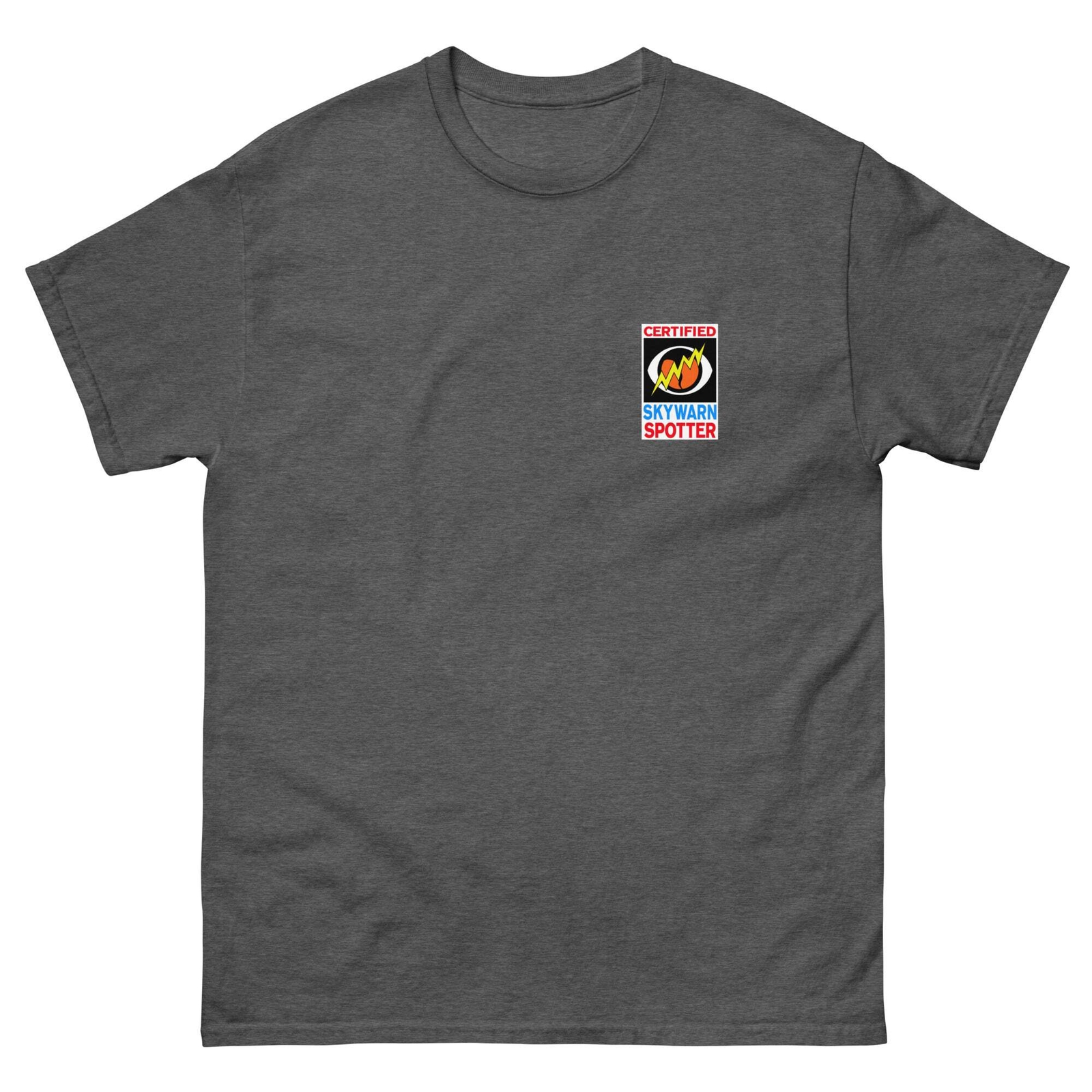 Skywarn Spotter Eye Gildan 5000 Unisex T-shirt Ham Radio Weather