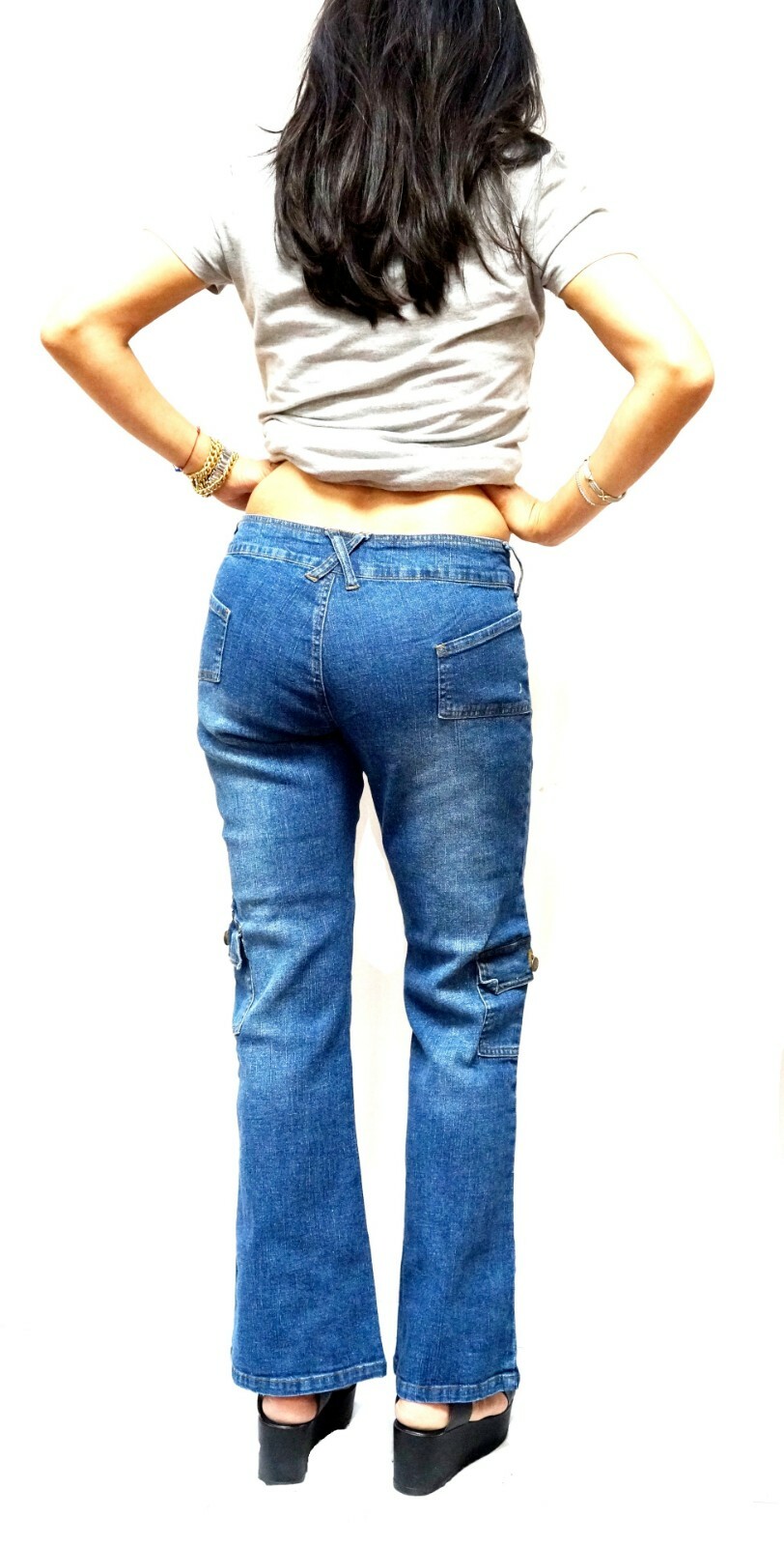 Womens Cargo Utility Work Hiking Army Military Multi Pockets Combat Casual Pants