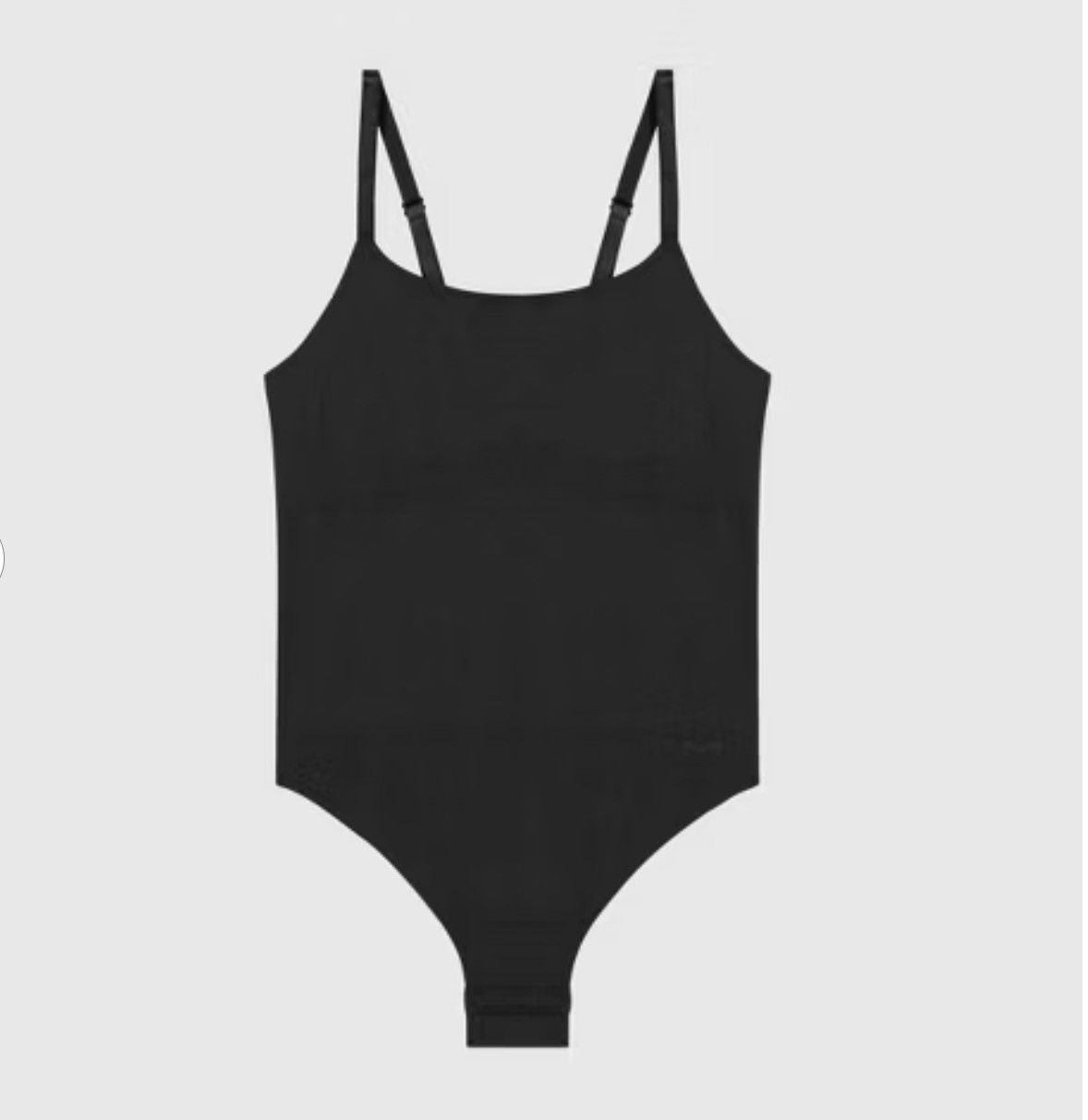 Maidenform Seamless Tummy Control Shapewear Thong Bodysuit DMS830 – BLACK