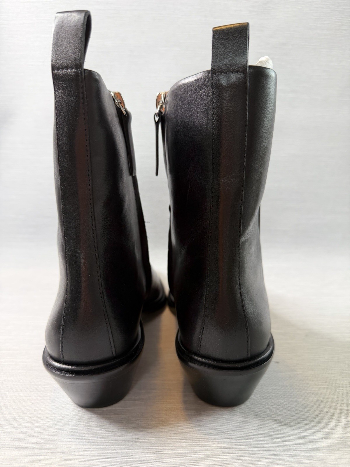 Everlane The Havana Boot Black Leather Ankle Boots Size 9 New in Box