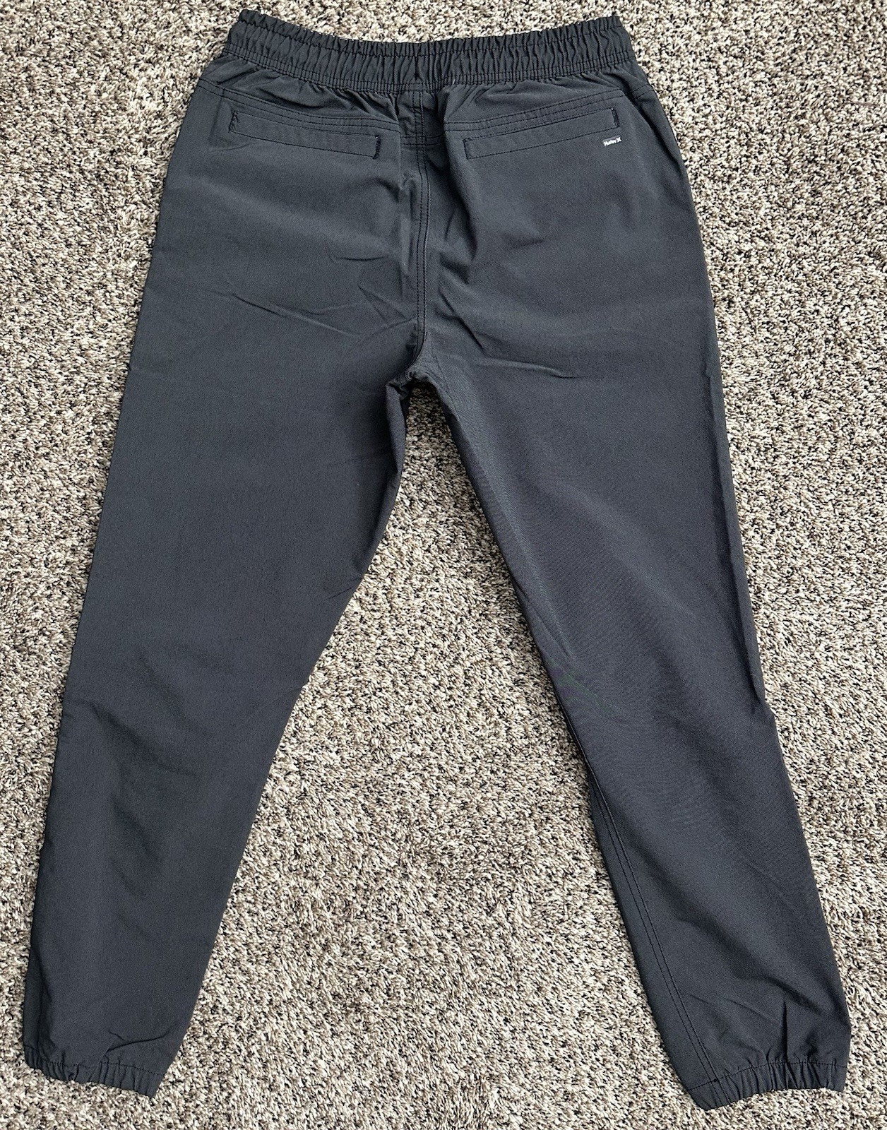 Hurley Men’s Pacer Stretch Twill Elastic Cuffs Jogger Charcoal Gray R1028