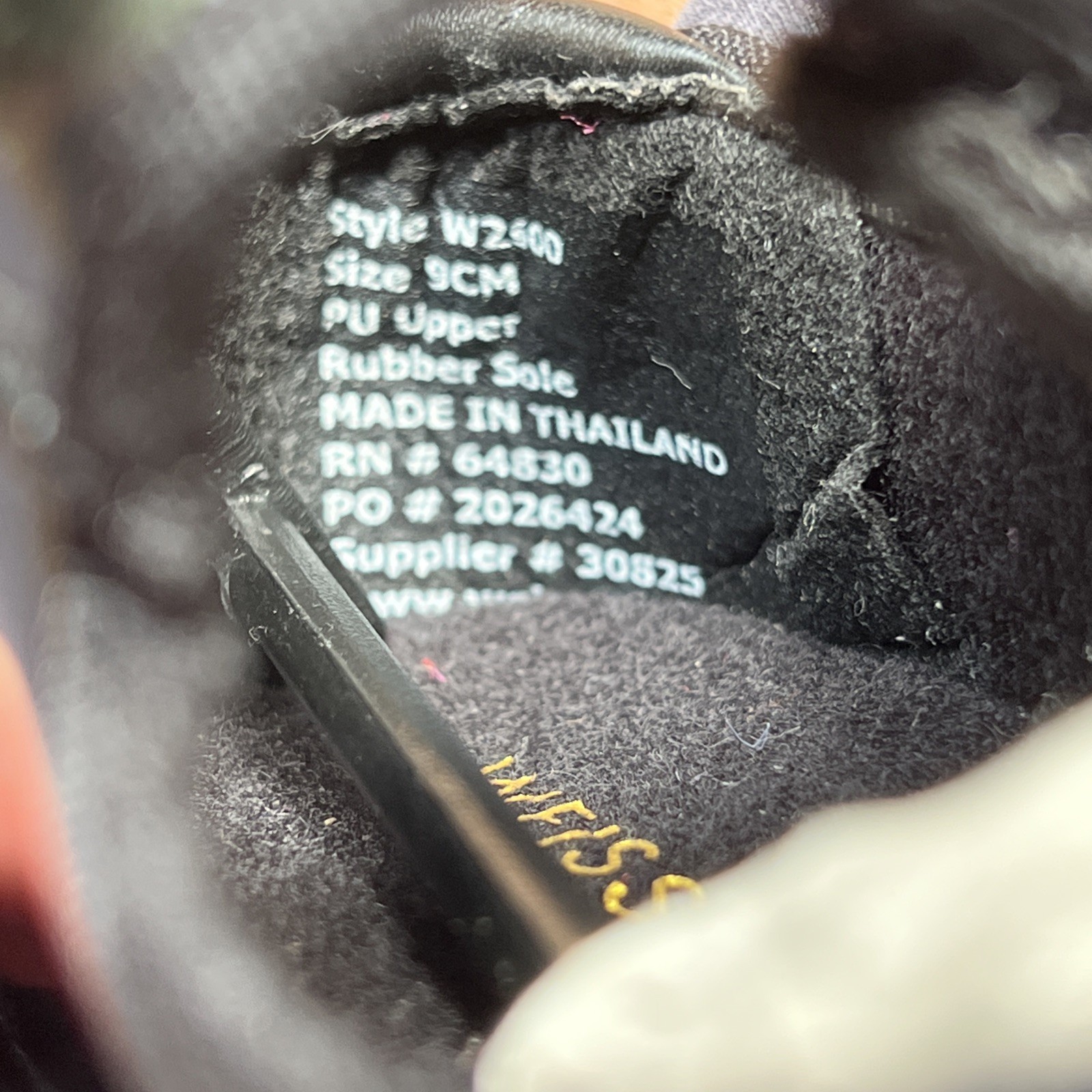 Weissman W2600 No Tie Tap Shoe Shiny Black Patent Child Size 9 CM Worn One Time