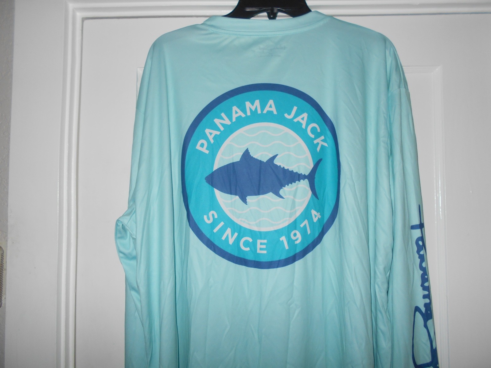 Panama Jack Panama Jack Since 1974 Sea Foam Green Polyester Shirt Sz 2XL