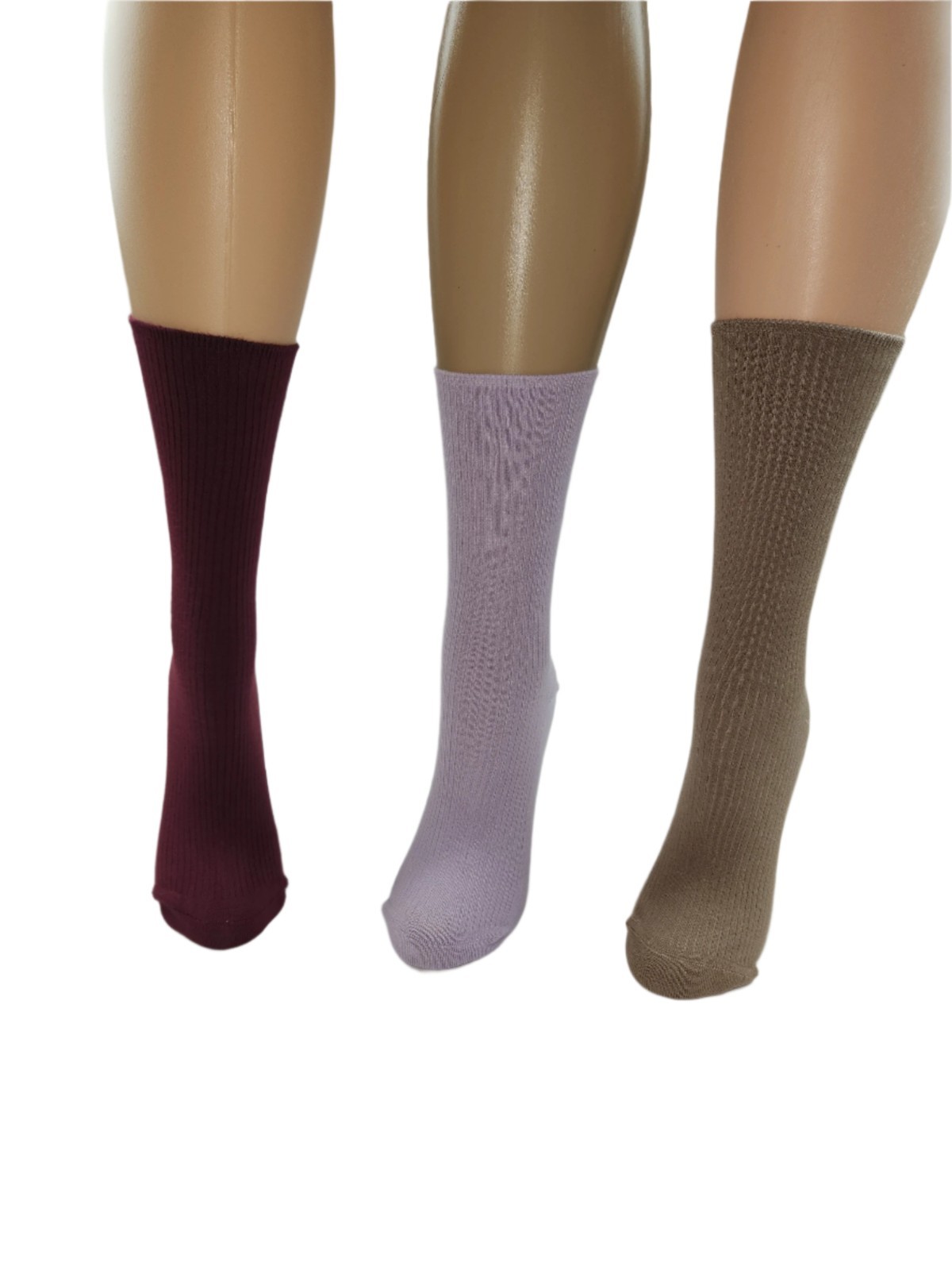 Sierra Socks Diabetic/Arthritic Rayon from Bamboo Soft Crew Comfort Top Socks