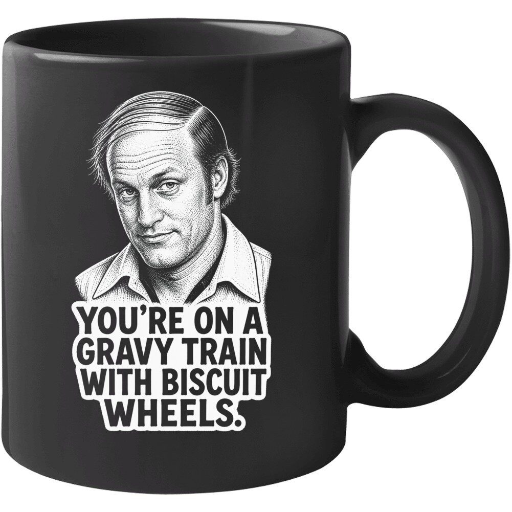 Roy Munson Gravy Train with Biscuit Wheels Funny 90s Comedy T Shirt