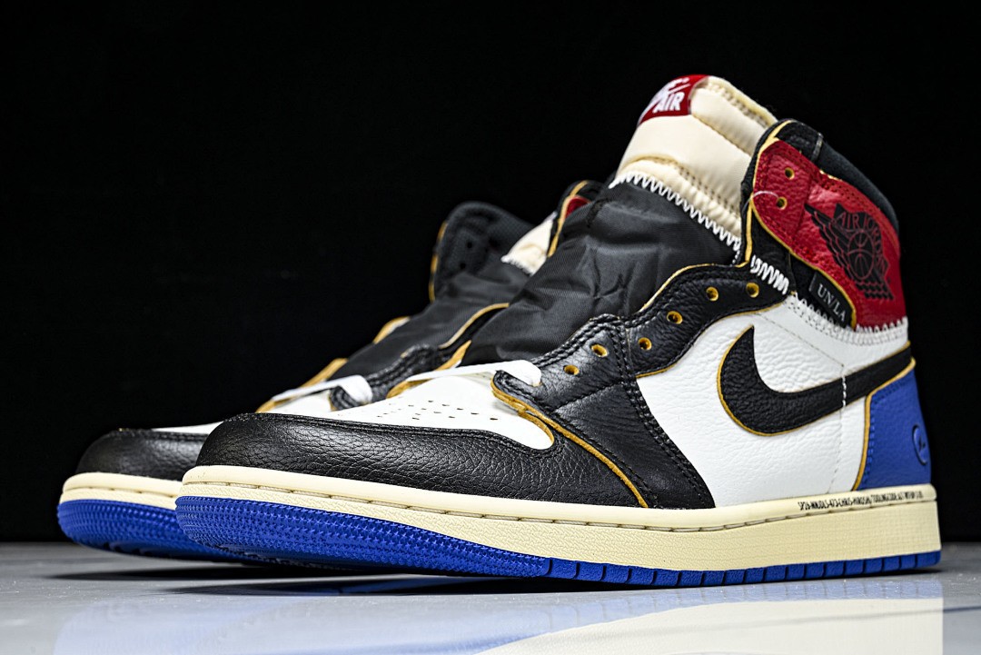 IO7847-002 AJ 1 Retro High OG SP Fragment x Union LA Varsity Red Sport Royal