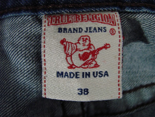TD11440 **TRUE RELIGION** BOBBY BOOT CUT JEANS 38 (msr 40″x34″)