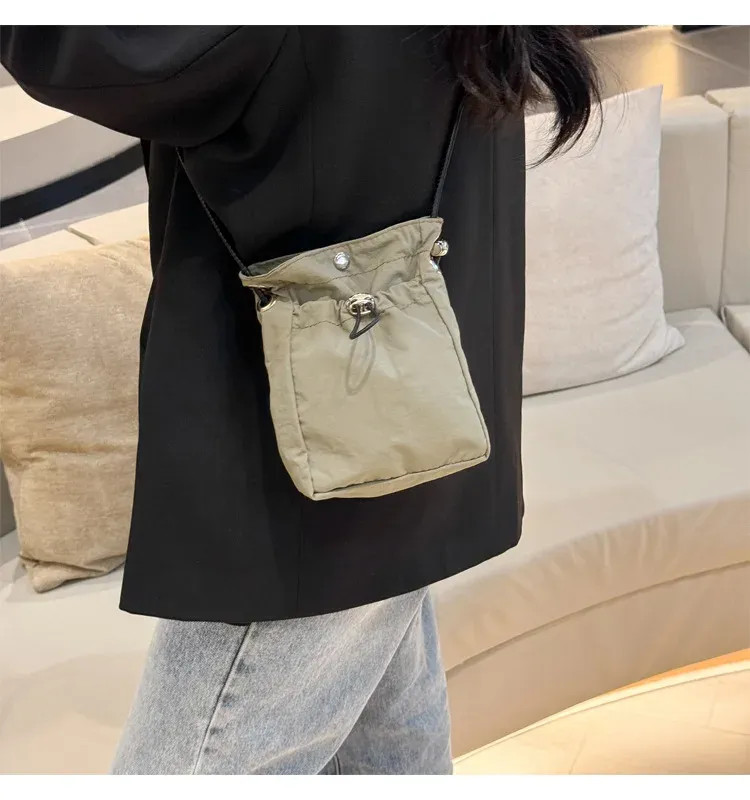 Versatile Crossbody Bag Soft Mini Phone Wallet Multifunctional Square