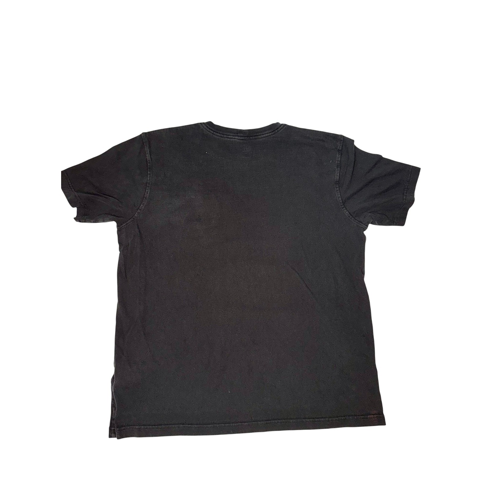 Carhartt Mens Relaxed Fit Pocket T-Shirt Black Faded Cotton Workwear Large