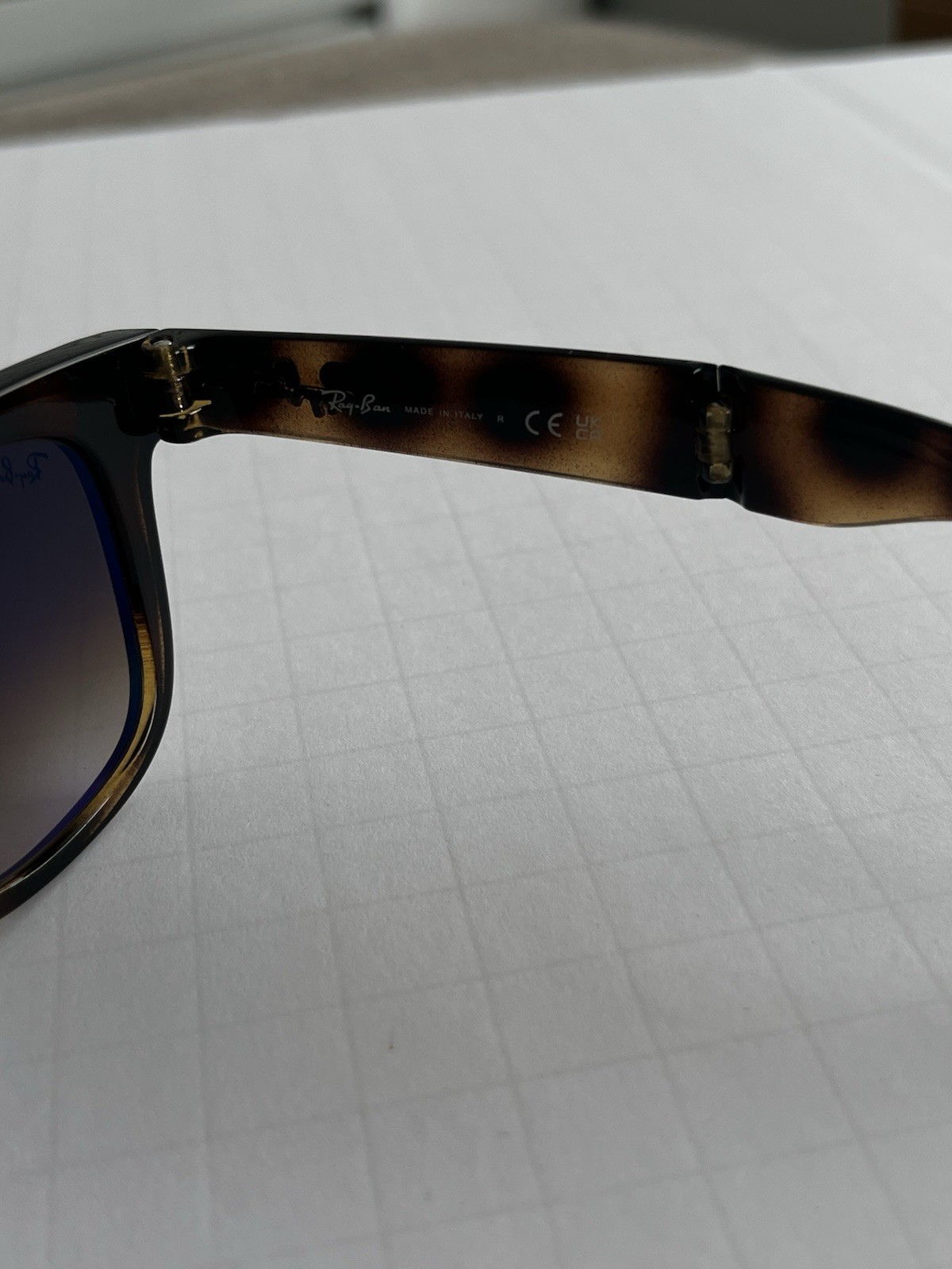 Ray Ban Folding Wayfarer RB4105 Sunglasses Tortoise Frame Brown Lens
