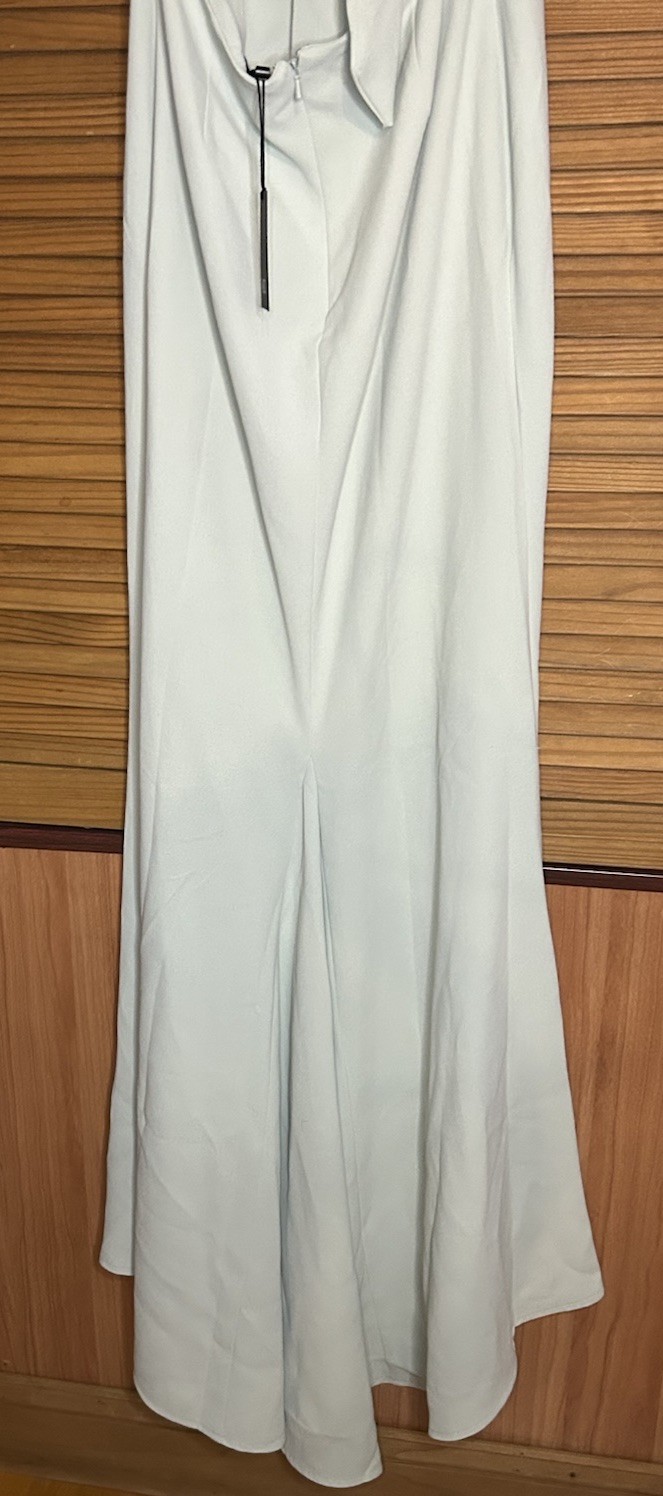 NBD Jenny From The Block Halter Maxi Gown Dress Mint Size M