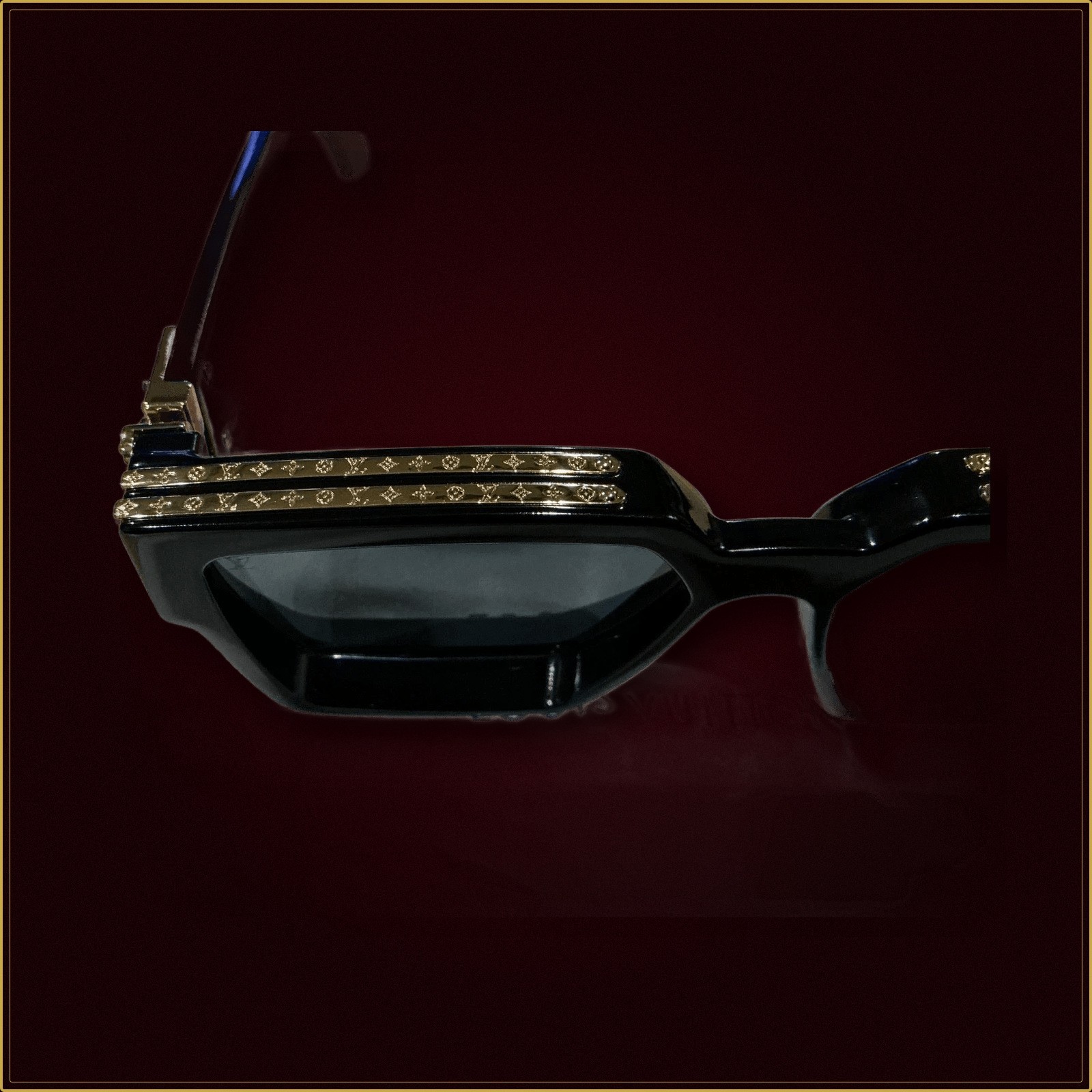 Louis Vuitton 1.1 LV Millionaires Sunglasses Black Gold LV Acetate