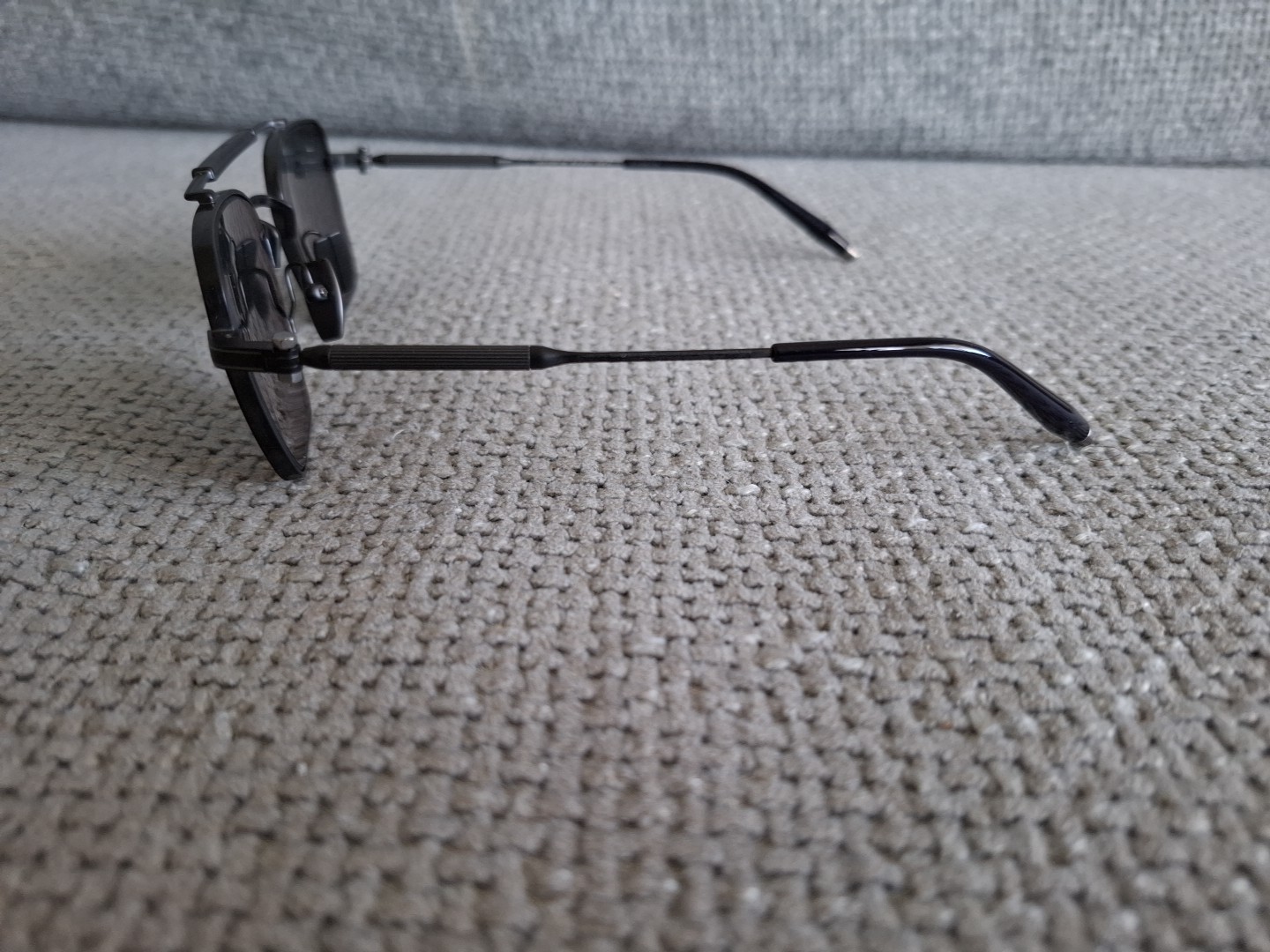 Akoni Aviator Sunglasses Model AKS-200C-50 BLK-NVY Mat Black With Blue Lns 50-21