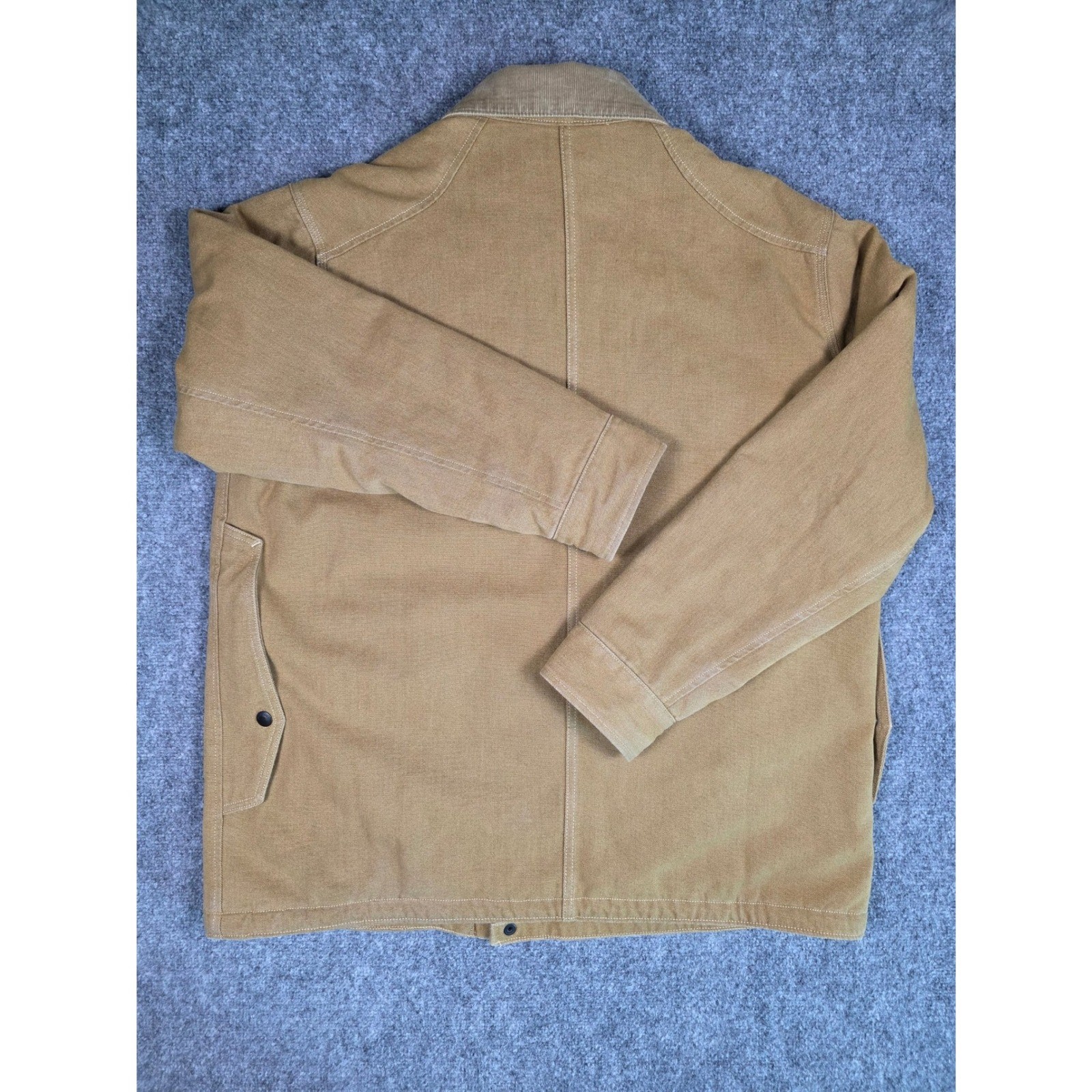 Patagonia Iron Forge Hemp Canvas Barn Coat Mens XL Tan Brown Work Jacket