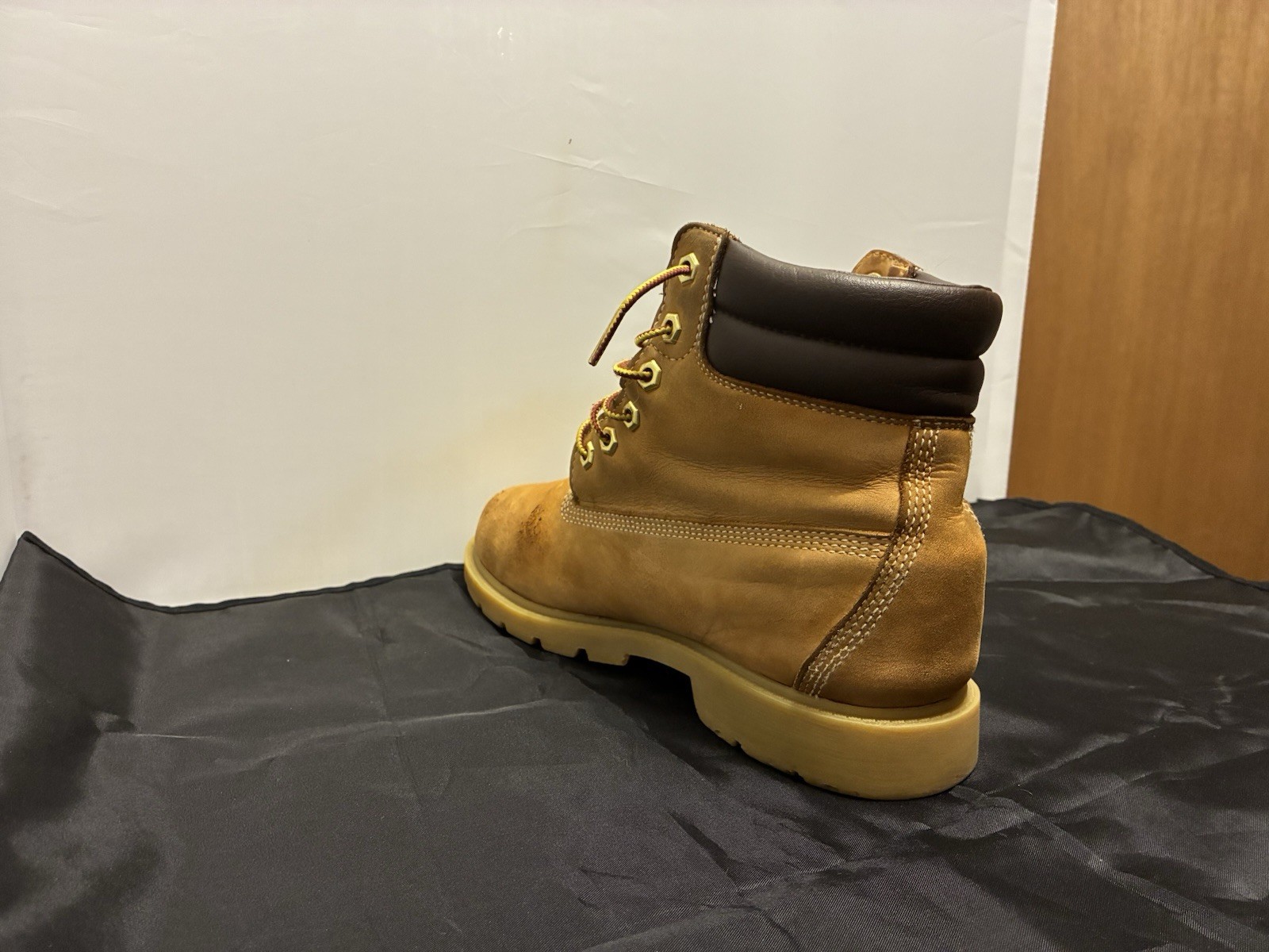 Timberland Men’s Wheat Leather Lace-Up Ankle Work Boots Primaloft 200g US 8