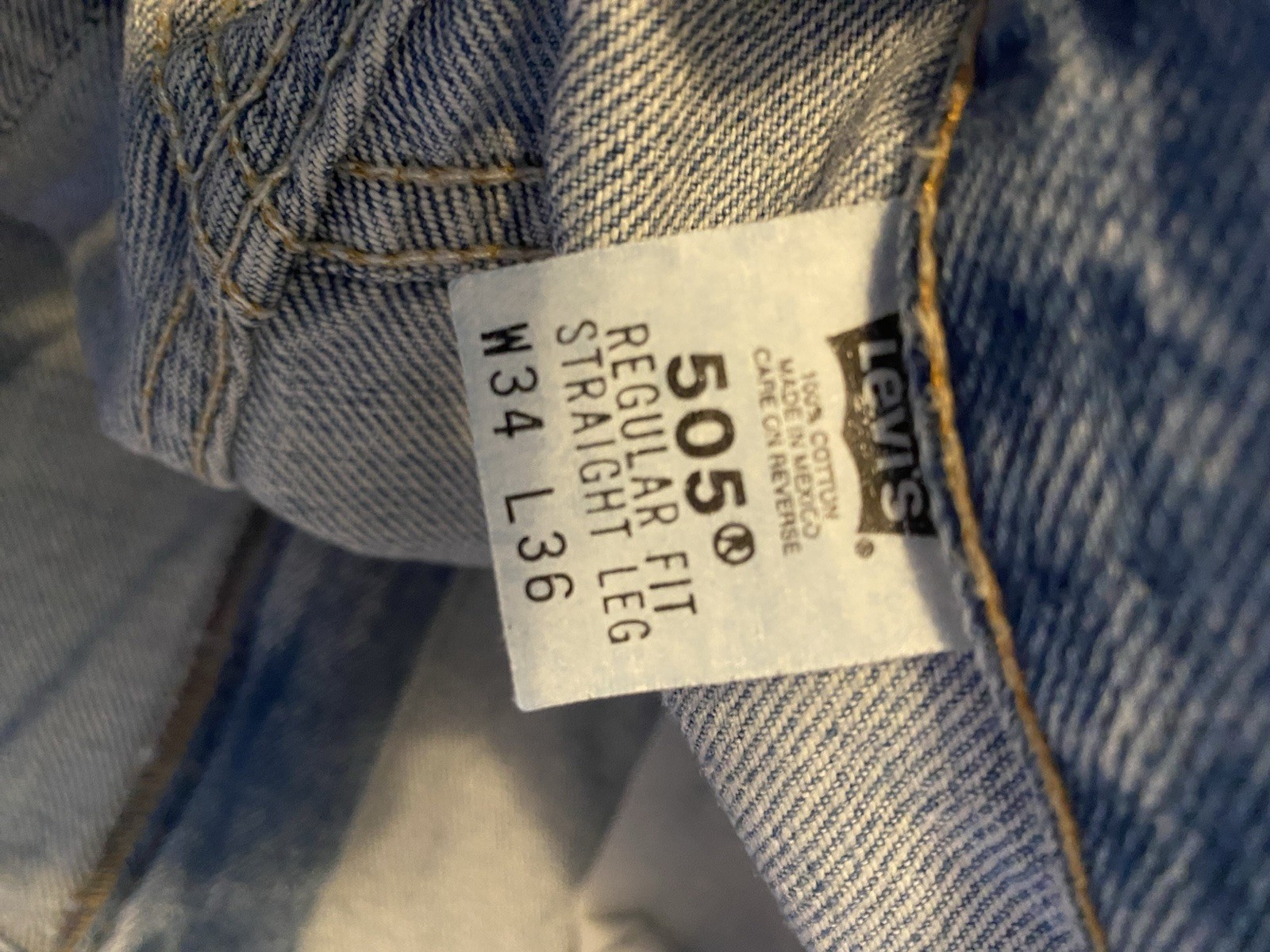 Levi’s Men’s Regular Fit Straight Leg Light Wash Denim Jeans Mid Rise