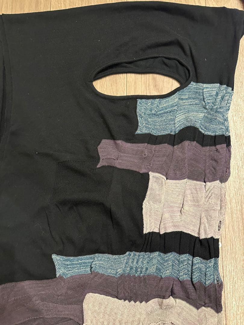M.&KYOKO 3-Way Multi-Color Sleeveless Knit Vest, Free Size