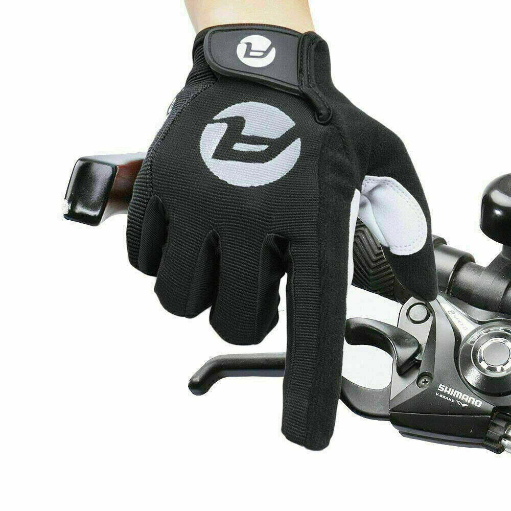 Bicycle Cycling Gloves Full Finger Anti Slip Gel Pad Motorcycle MTB Bike Gloves
